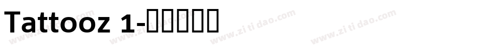 Tattooz 1字体转换